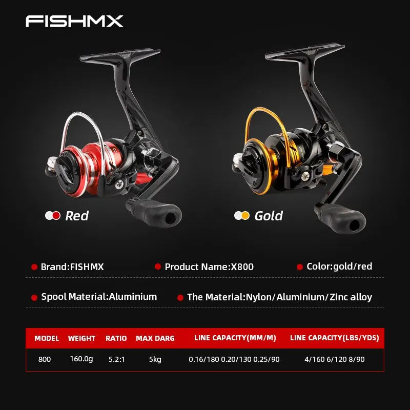 Molinete Fishmx BFS 800 - Ultra Leve